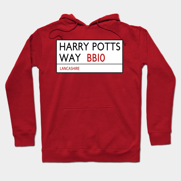 Harry Potts Way Burnley Hoodie by Confusion101